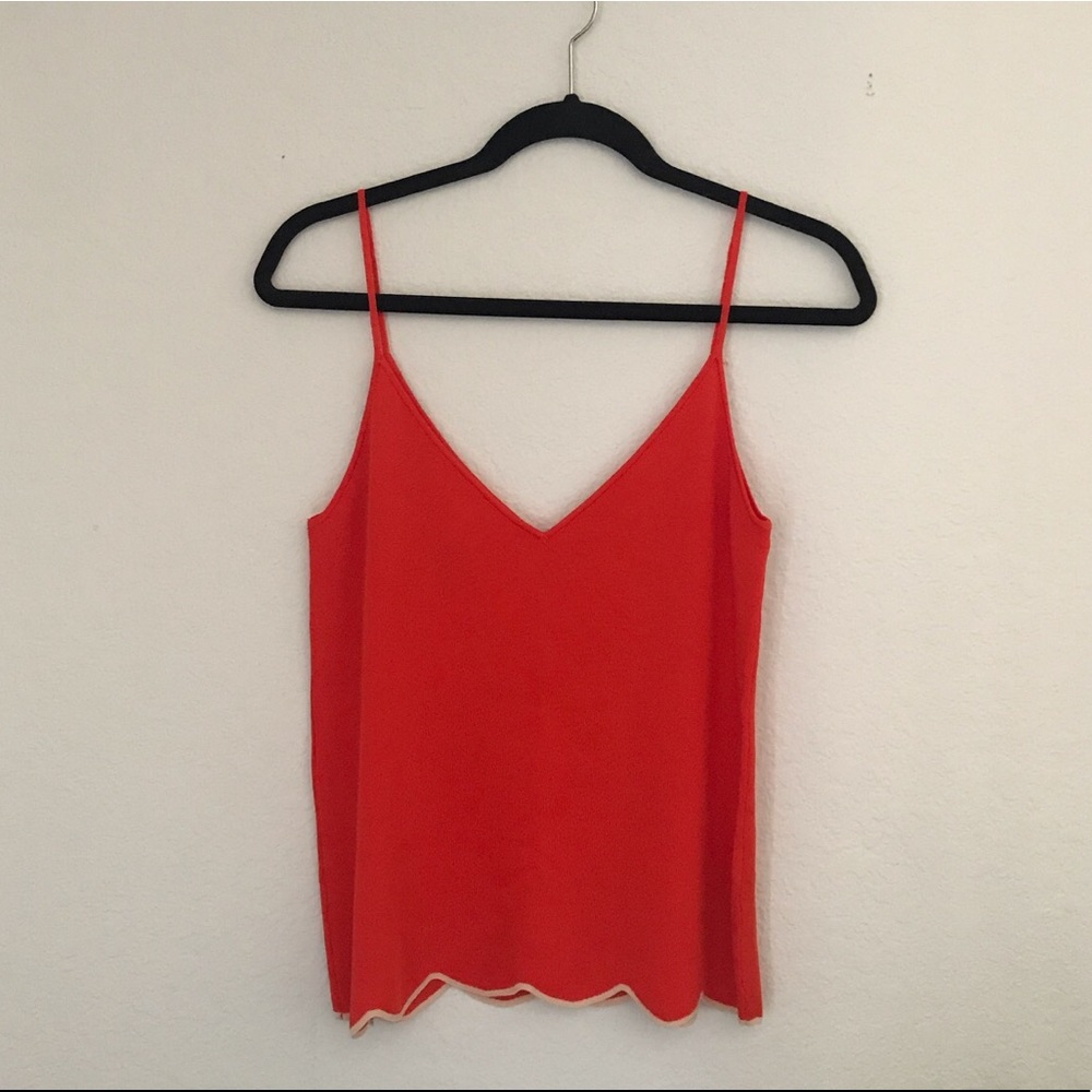 orange cami top